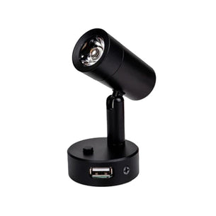 Frilight MiniTube Reading Light with USB Black