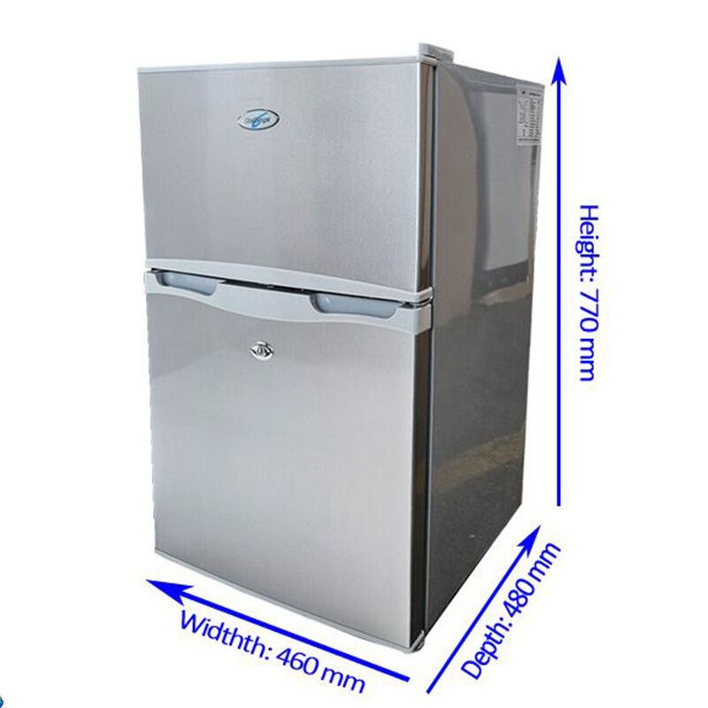 Challenger Fridge/Freezer Silver 12/24V - 85L