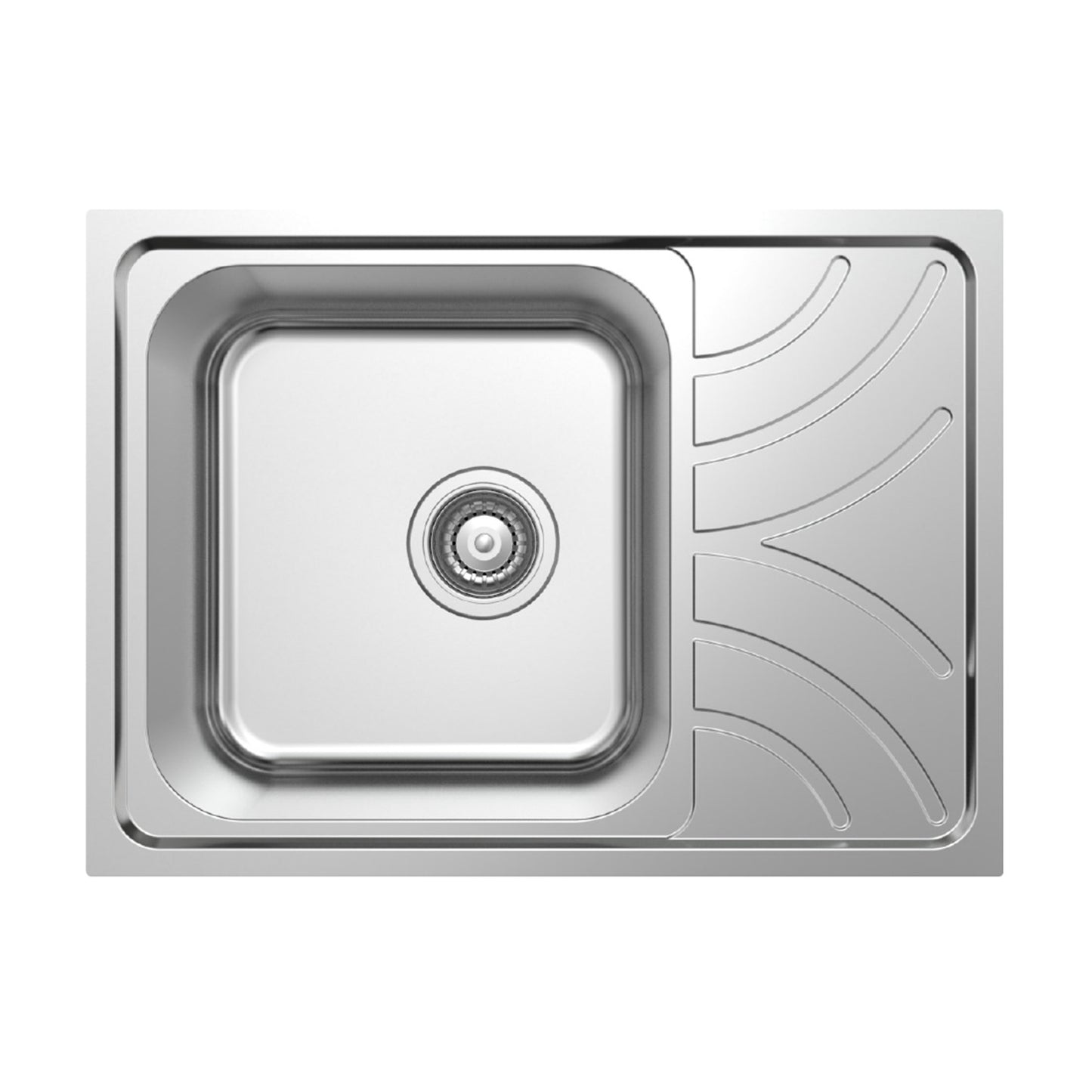 NCE Square Sink and Drainer 605 x 440mm