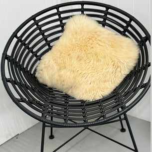 Classic NZ Sheepskin Cushion with Wisewool Inner Honey