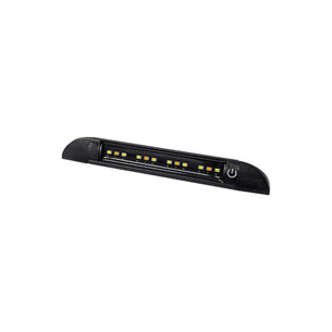 Coast RV Slimline Dual Colour Awning Light 20cm Black