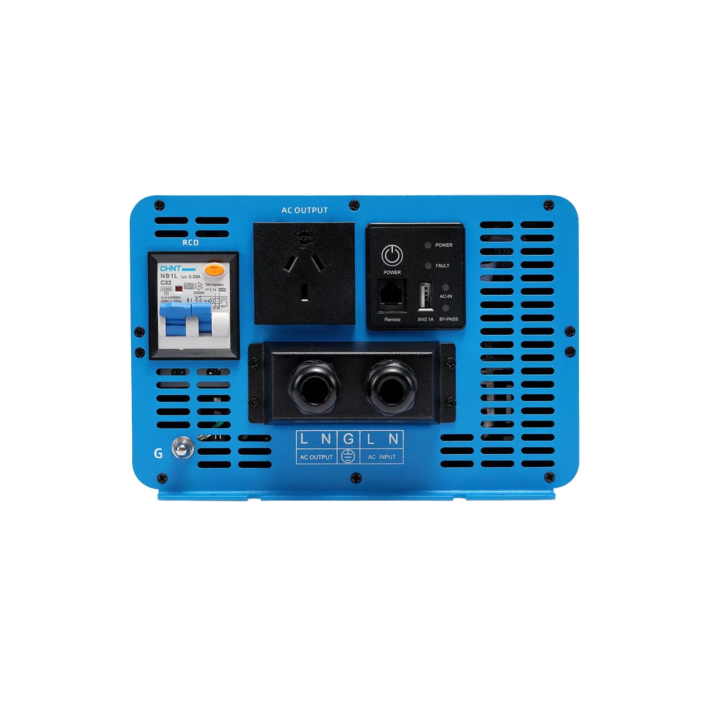 KickAss Pure Sine Wave Inverter with AC Transfer 12V/3000W