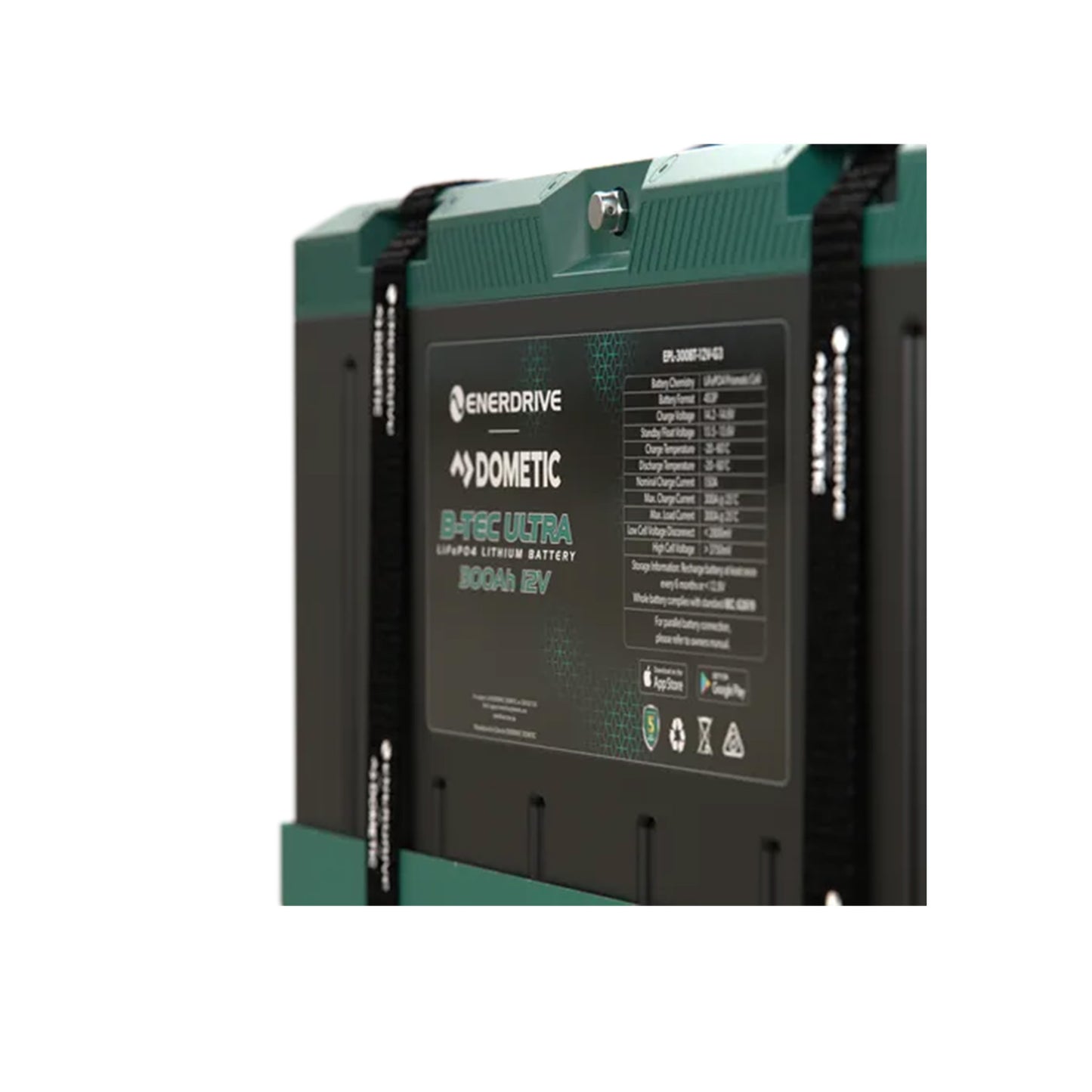 Enerdrive B-TEC G3 Ultra Lithium Battery 12V/300AH