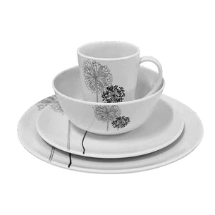 Coast RV Melamine Dinner Set 16pc Dandelions