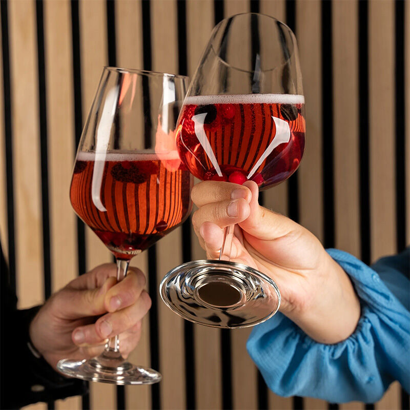 Silwy Magnetic Crystal Wine Glass 2pk