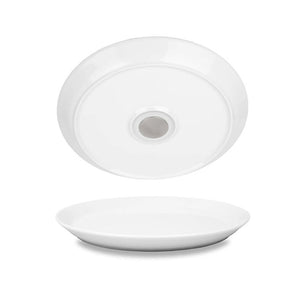 Silwy Magnetic Porcelain Dinner Plate White 2pk
