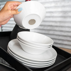 Silwy Magnetic Porcelain Bowl White 2pk