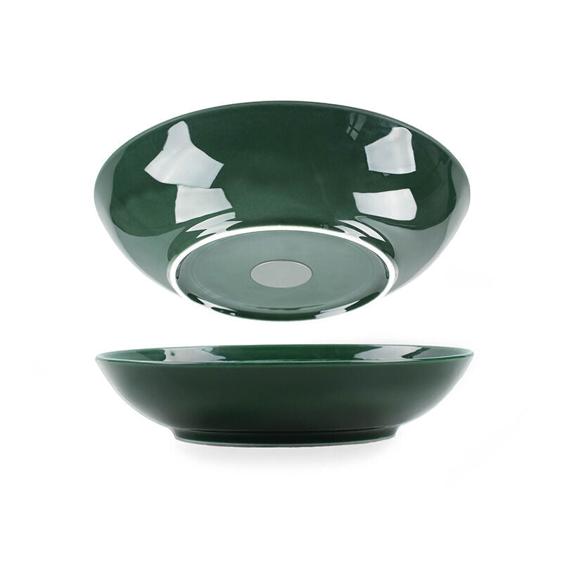 Silwy Magnetic Porcelain Bowl 25cm Forest Green 2pk