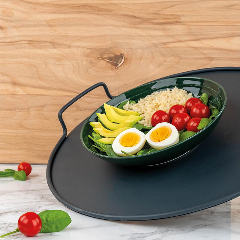 Silwy Magnetic Porcelain Bowl 21cm Forest Green 2pk