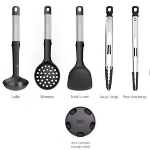 Joseph Elevate Fusion 5 Utensil Set with Stand