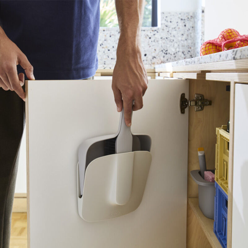 Joseph CleanTech Wall Mounted Dustpan and Brush