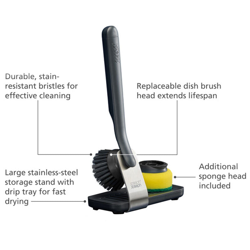 Joseph SinkTech Dish Brush and Stand