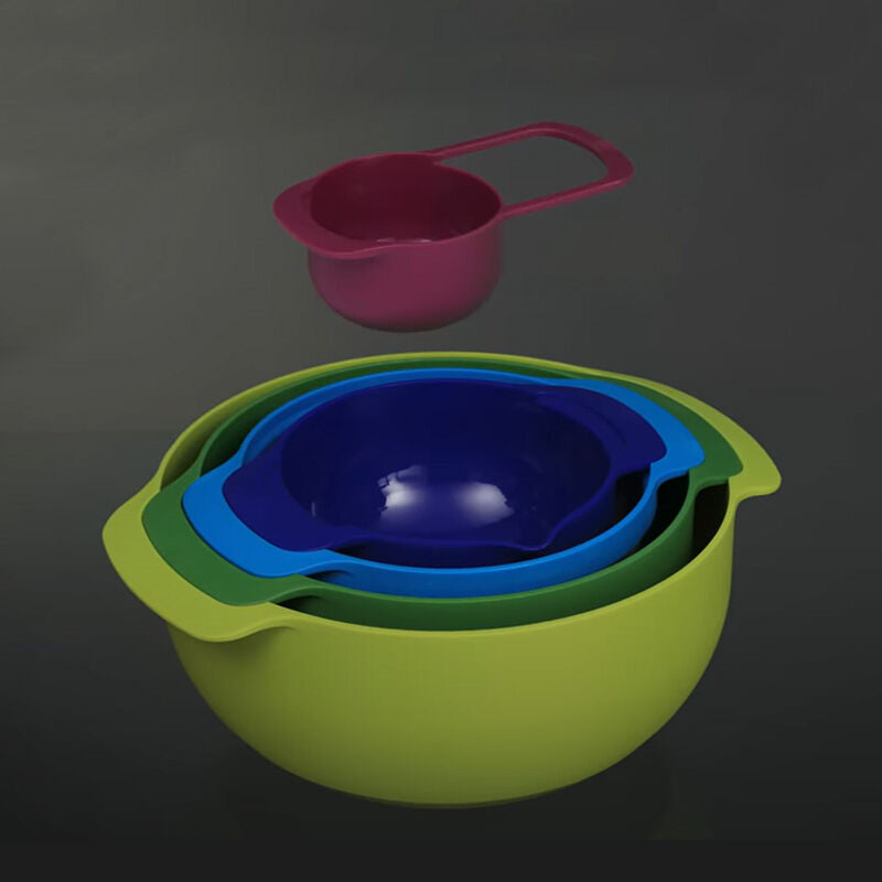Joseph Nest 9 Piece Food Prep Set - Rainbow
