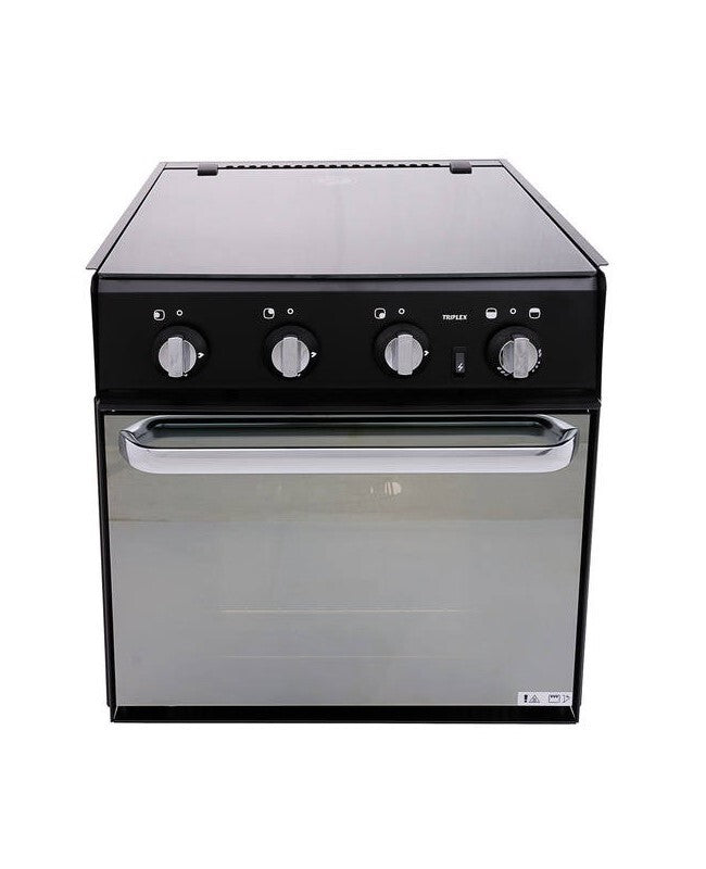 Thetford Triplex Oven/Grill with 3 Burner Hob Mirror Finish