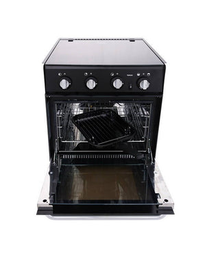 Thetford Triplex Oven/Grill with 3 Burner Hob Mirror Finish