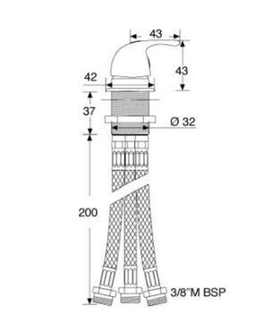Camec Mini Mixer Without Tap