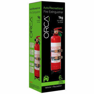 Orca Dry Powder Extinguisher Auto/Recreational 1kg