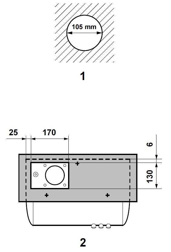 Dometic Rangehood Surface Mounted 12V