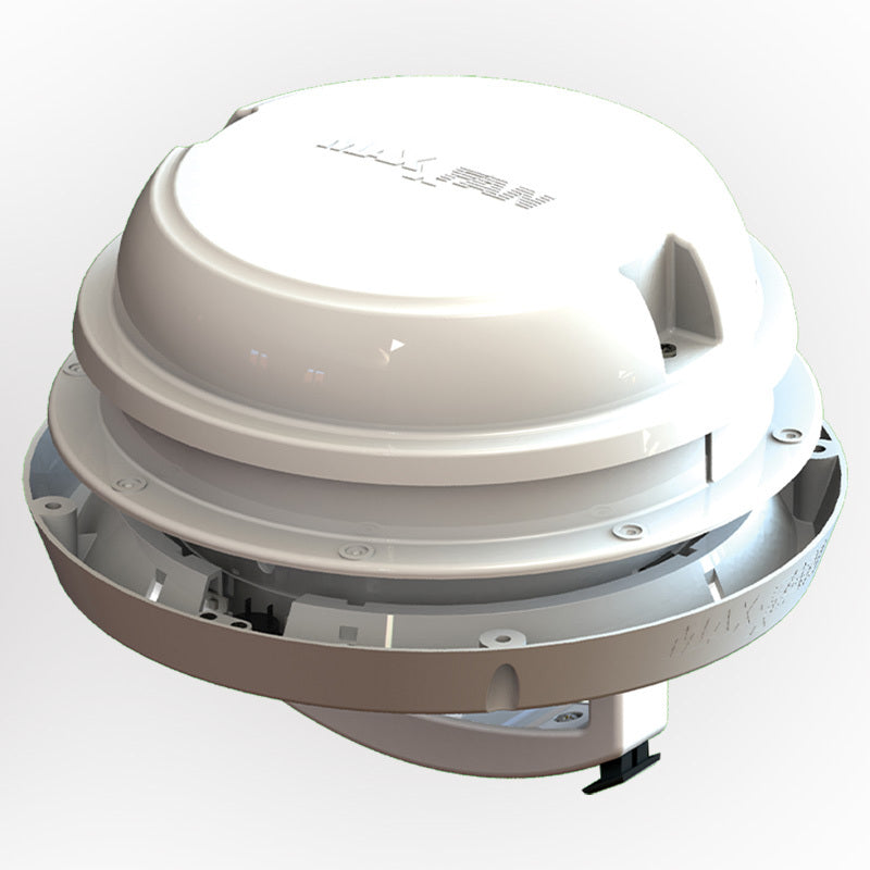 MaxxAir Maxxfan Dome Plus 6" LED Vent with Fan