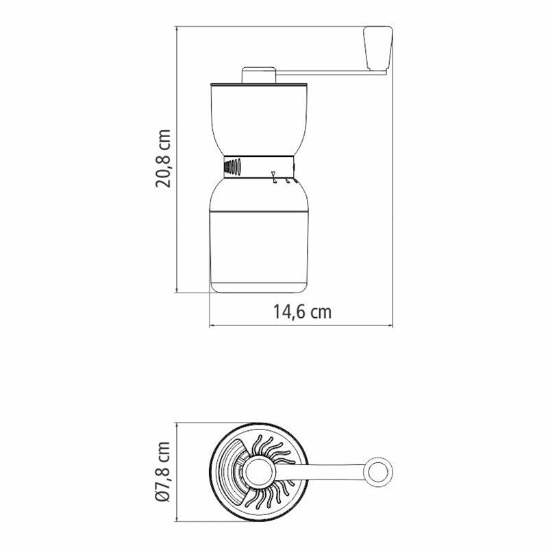 Tramontina Compact Coffee Grinder