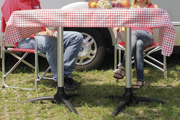 Fiamma Table Part - Pedestal Anodised Aluminium Reducible 700mm