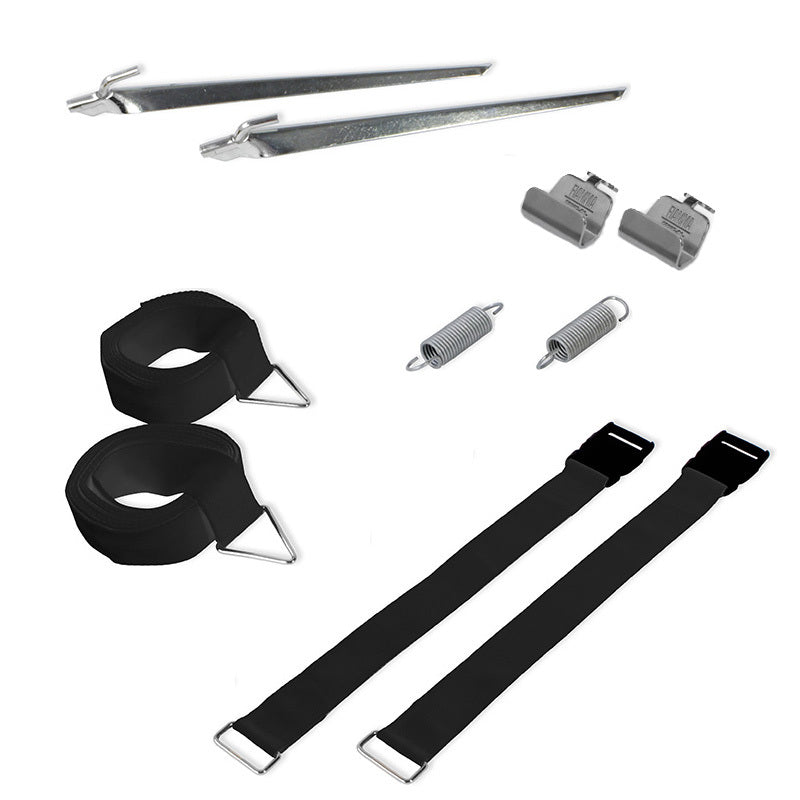 Fiamma Caravanstore Tie Down Kit S Black 2pk
