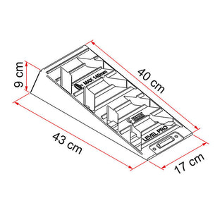 Fiamma Level Pro Levellers Grey 2pk