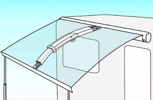 Fiamma F45/F65/F80 Series Awning Rafter Curved