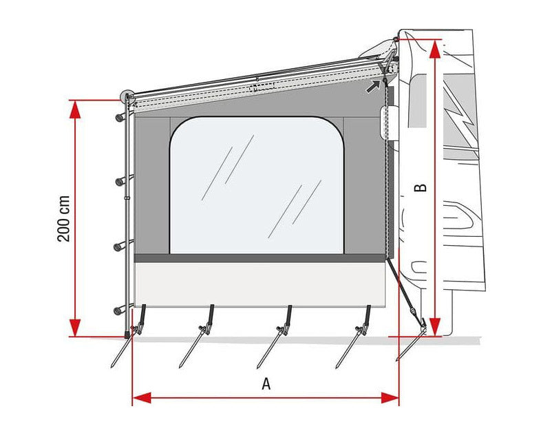 Fiamma Caravanstore XL Side W - 2.5m Extension