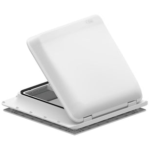 Fiamma Turbo Vent 160 Premium White with White Frame 400 x 400mm