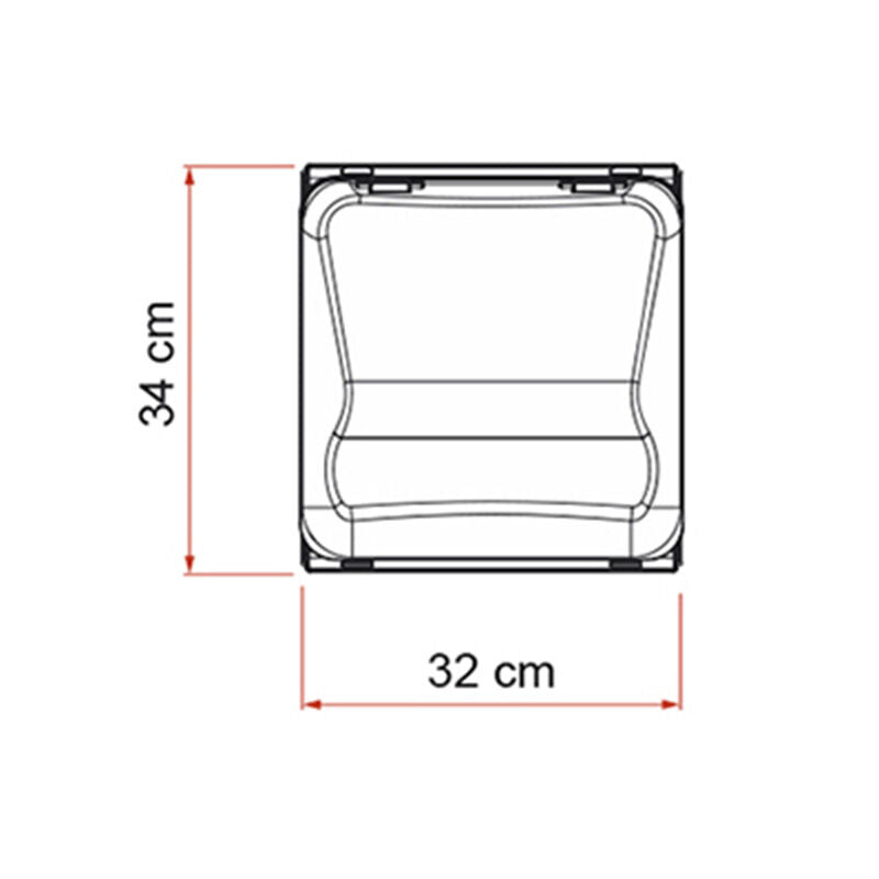 Fiamma Vent 28F Roof Vent 280 x 280mm