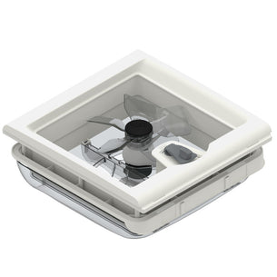 Fiamma Vent 28F Turbo Fan Kit 12V White Frame