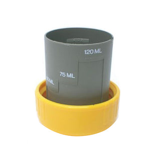 Thetford Toilet Part - C2/C4/C200 Cassette End Cap/Measuring Cup Yellow