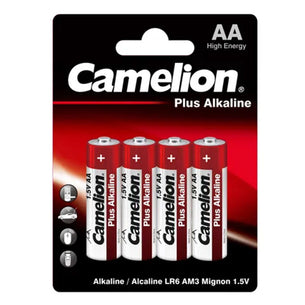 Camelion Plus AA Alkaline Batteries 4pk
