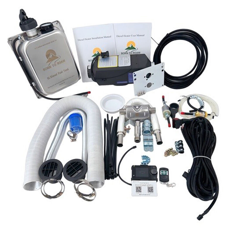 Born to Roam 2KW Diesel Heater Kit with Bluetooth - 5L Tank