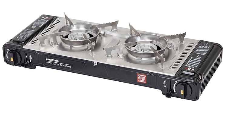 Gasmate Deluxe Twin Stove with Hotplate***