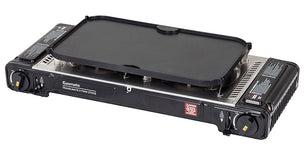 Gasmate Deluxe Twin Stove with Hotplate***