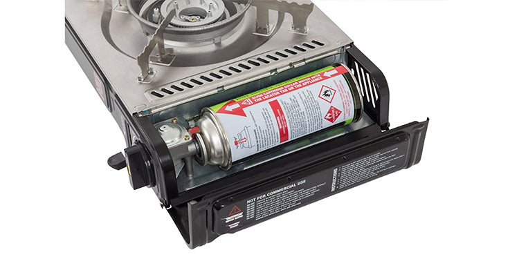 Gasmate Deluxe Twin Stove with Hotplate***