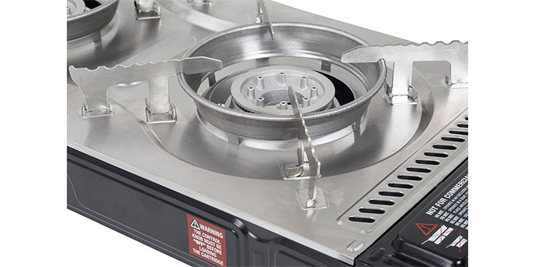 Gasmate Deluxe Twin Stove with Hotplate***
