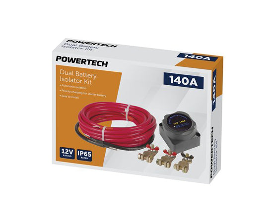 Powertech Dual Battery Isolator Kit 12V/140A***