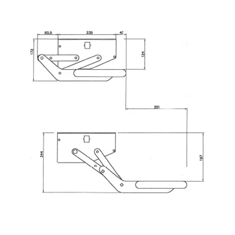 Camec Caravan Step Electric Single