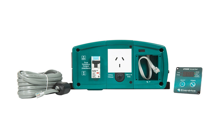 Enerdrive ePOWER True Sine Wave Inverter with AC Transfer 12V/2600W