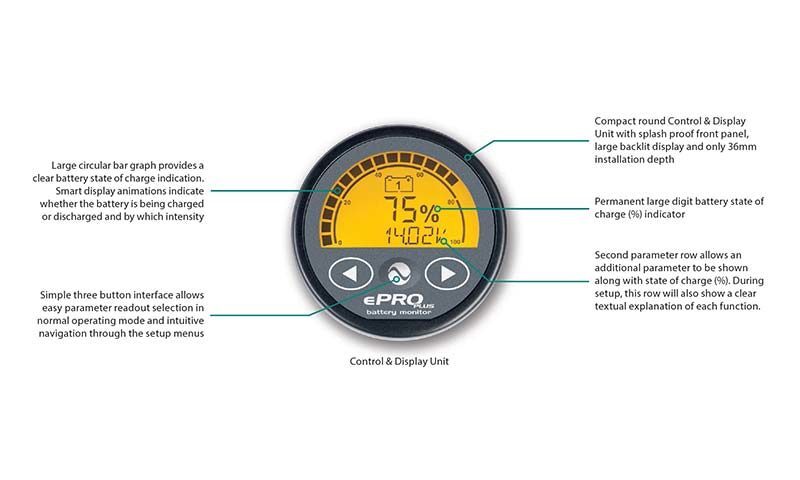 Enerdrive e-PRO Plus Battery Monitor Kit