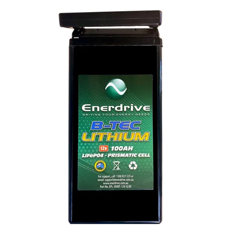 Enerdrive B-Tec Slimline Lithium Battery 100AH/12V***