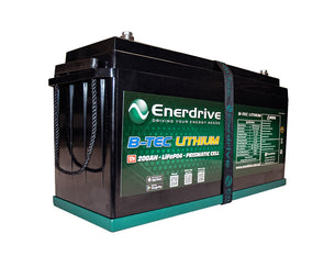 Enerdrive B-TEC G2 Lithium Battery with Bluetooth Monitor 12V/200AH***