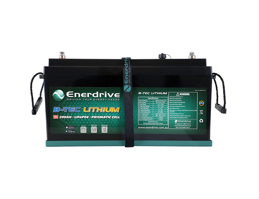 Enerdrive B-TEC G2 Lithium Battery with Bluetooth Monitor 12V/200AH***