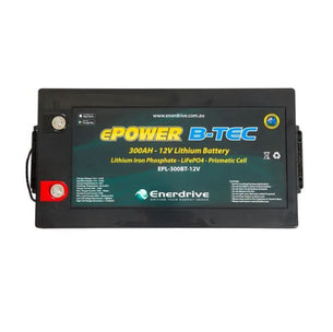 Enerdrive B-TEC G2 Lithium Battery with Bluetooth Monitor 12V/300AH***