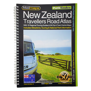 KiwiMaps New Zealand Travellers Road Atlas