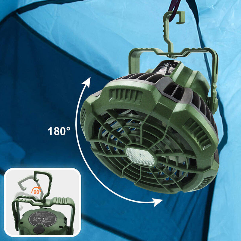 RVSC 3-in-1 Fan Lantern with Remote Rechargeable