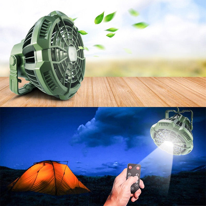 RVSC 3-in-1 Fan Lantern with Remote Rechargeable